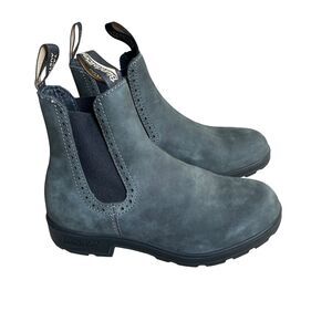 Blundstone Womens 1630 High-Top Chelsea Boot Rustic Black Size 7.5 US Excellent
